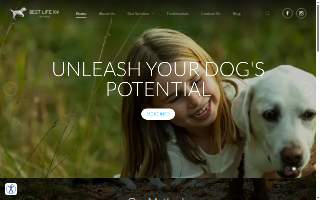 Best Life K9 Training website