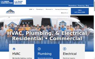 C-U Trade Services - C-U HVAC, C-U Electrical, C-U Plumbing website