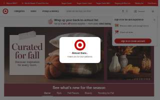 Target website