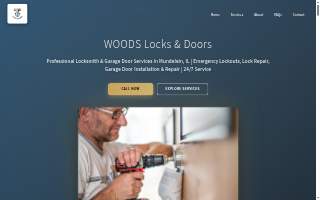 WOODS Locks & Doors website