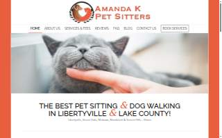 Amanda K. Pet Sitters Inc. website