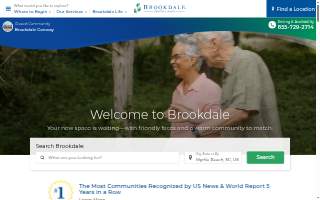 Brookdale Senior Living website