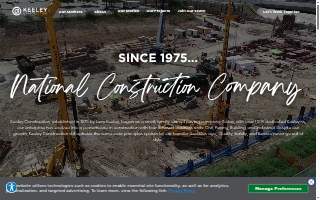 Keeley Construction website