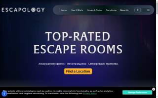Escapology Escape Rooms Downers Grove website