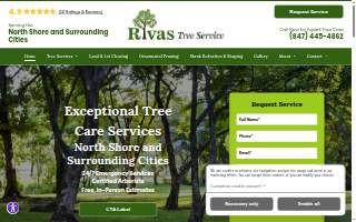 Rivas Tree Service website