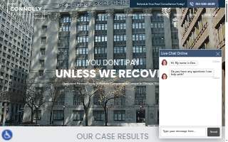 Connolly Injury Law - Chicago Workers Comp Lawyer website