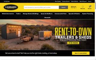 Leonard Truck Outfitters website