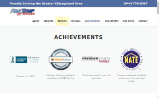 Pro Temp of Illinois website