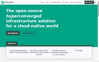 Harvester Place website