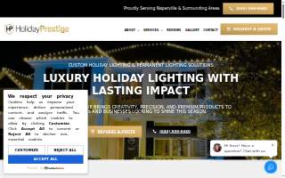 Holiday Prestige website