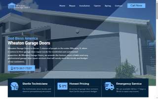 wheatongaragedoors website