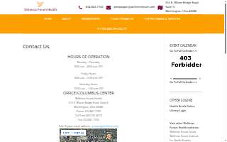 Wellness And Nutrition Center website