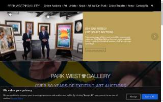 Parkwest Furniture website