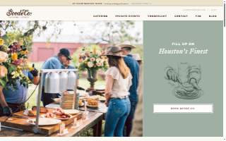 Goode Company Catering website