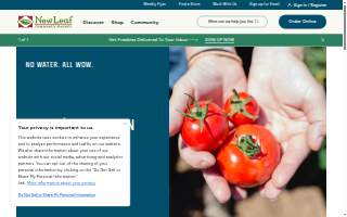 NewLeaf Patio Builder website