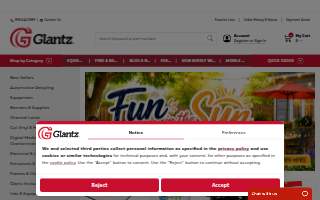Glantz Design website