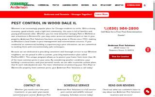 Pest Busters Pest Control website