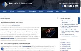 Stephen A. Brundage, Attorney at Law website