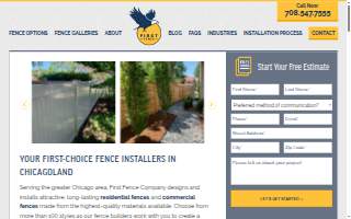 First Fence Company website
