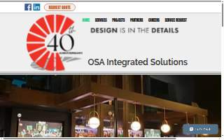 OSA Integrated Solutions website