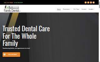 Bellwood Family Dental website