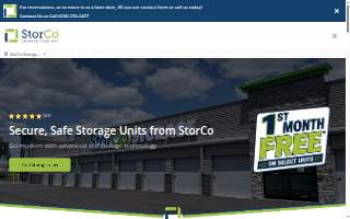 StorCo Storage-Wood River website