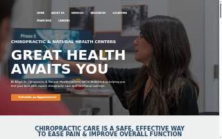 AlignLife - Chiropractic & Natural Health Center website