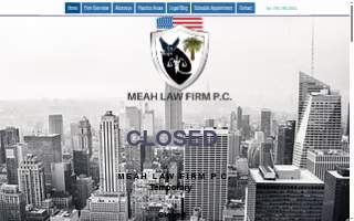 Meah Immigration Law Office, P.C. website