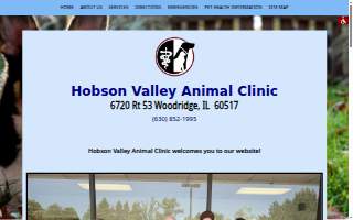 Hobson Valley Animal Clinic website