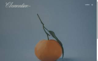 Clementine Events and Catering website