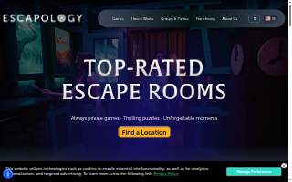 Escapology Escape Rooms Downers Grove website