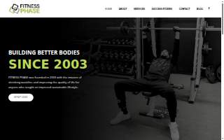 FitnessPhase website