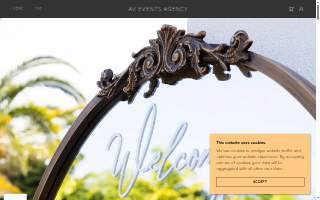 AV Events Agency website