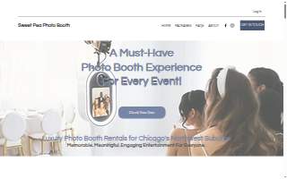 Sweet Pea Photo Booth website