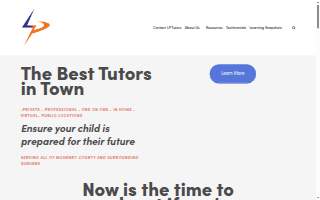 LP Tutors website