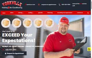 Yorkville Heating & Air Conditioning website