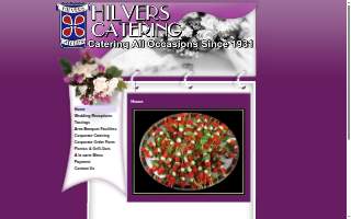 Hilvers Catering website