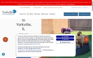 Yorkville Animal Hospital website