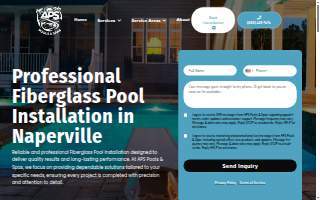 APS Pools & Spas website