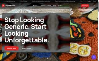 Logo Factory website