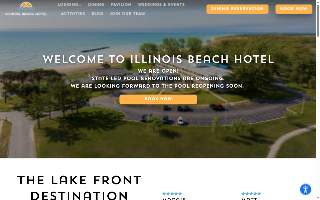 Illinois Beach Hotel website