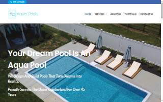 AquaOne Pools website