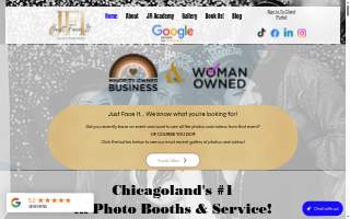 Just Face It Events & Photo Booths, LLC website