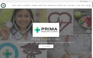 Prima Health Clinic website