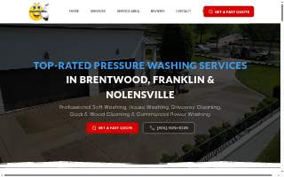 American Pressure Washing website