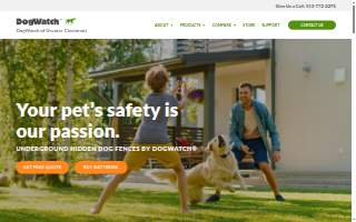 DogWatch Hidden Fences of Central Indiana website