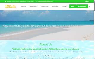 Tanfastic Tans website