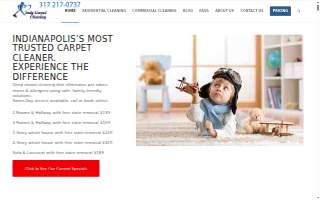 Indy Carpet Cleaning website