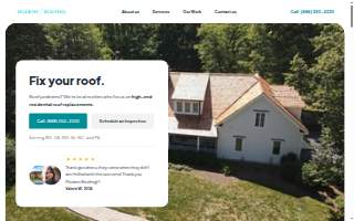 Modern Roof website