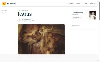 Icarus Photography website